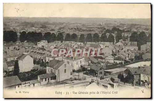 Ansichtskarte AK Vichy Vue Generale de l&#39Hopital Civil