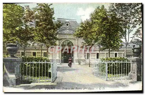 Cartes postales Vichy Entee des Bains 2eme Classe