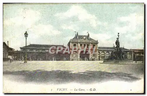 Cartes postales Vichy La Gare