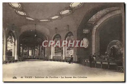 Cartes postales Vichy Interieur du Pavillon La Source des Celestins