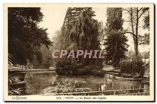 Ansichtskarte AK Vichy Le Bassin des Cygnes