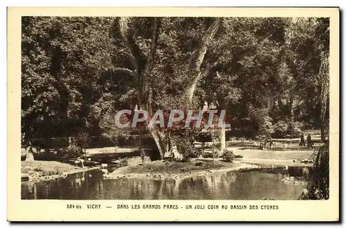 Ansichtskarte AK Vichy Dans Les Grands Parcs Un Joli Coin au Bassin des Cygnes