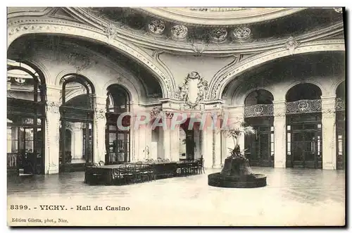 Cartes postales Vichy Hall du Casino