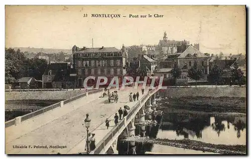 Cartes postales Montlucon Pont sur le Cher