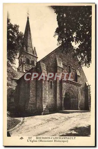 Cartes postales Bourbon l&#39Archambault L&#39Eglise