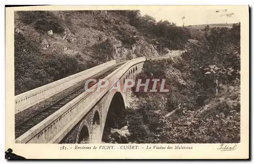 Cartes postales Environs De Vichy Cusset Le Viaduc des Malavaux