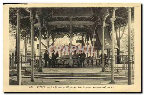 Cartes postales Vichy La Source hopital