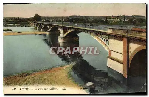 Cartes postales Vichy Le pont sur l&#39allier