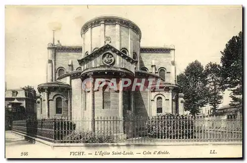 Cartes postales Vichy L&#39eglise saint louis coin d&#39abside