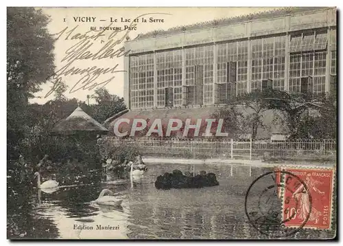 Ansichtskarte AK Vichy Le Lac Et La Serre au nouveau parc