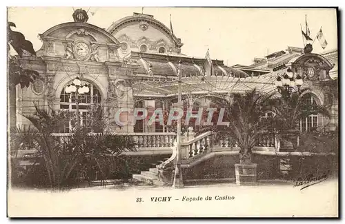 Cartes postales Vichy Facade Du Casino