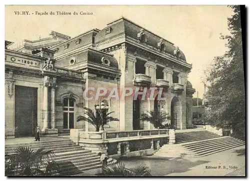 Cartes postales Vichy Facade du theatre du casino