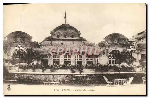 Cartes postales Vichy Facade Du Casino