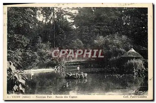 Cartes postales Vichy Nouveau Parc Bassin Des Cygnes