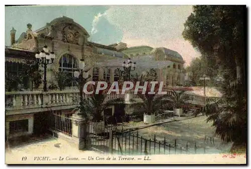 Ansichtskarte AK Vichy Le Casino Un Coin De La Terrasse