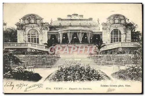 Cartes postales Vichy facade du Casino