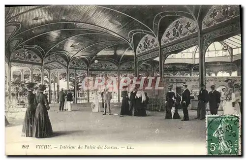 Cartes postales Vichy Interieur Du Palais Des Sources