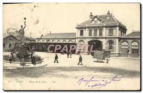 Cartes postales Vichy Place De La Gare