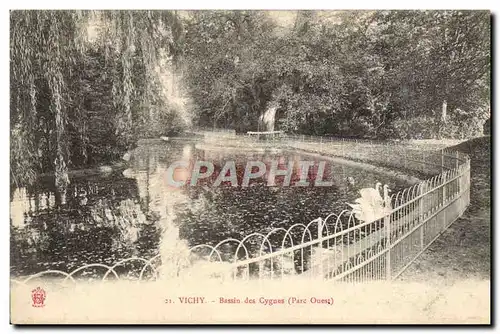 Cartes postales Vichy Bassin Des Cygnes