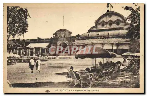 Ansichtskarte AK Vichy Le Casino et les Jardins