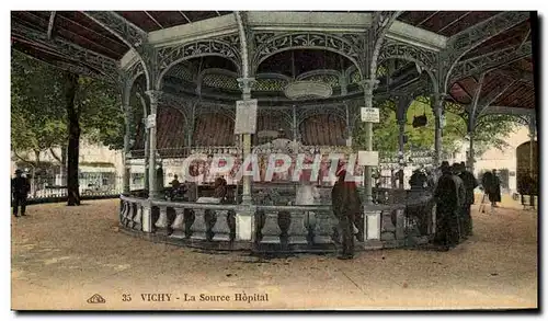 Cartes postales Vichy La Source Hopital