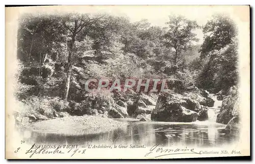 Ansichtskarte AK Environs De Vichy L&#39Ardoisiere Le Gour Saillant