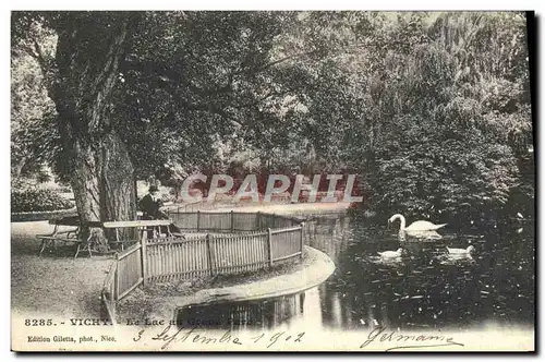 Cartes postales Vichy Le Lac Au Grand Parc Cygnes