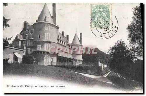 Ansichtskarte AK Environs De Vichy Chateau De Randan