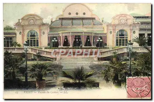 Cartes postales Vichy Facade Du Casino