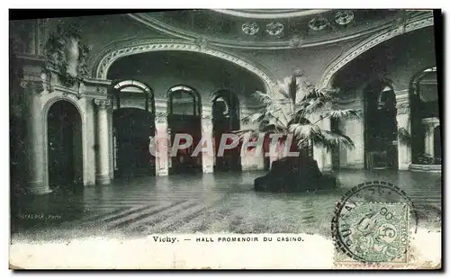 Cartes postales Vichy Hall Promenoir du casino