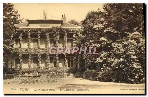 Ansichtskarte AK Vichy Le Nouveau Parc Le Chalet de l&#39Empereur