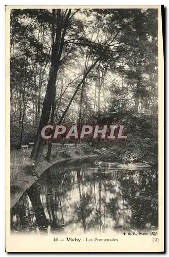 Cartes postales Vichy Les Promenades