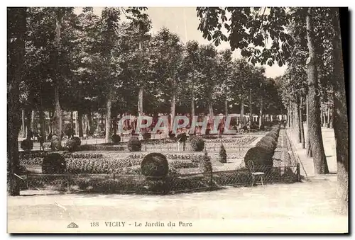 Cartes postales Vichy Le Jardin du parc