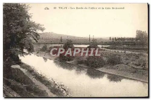 Cartes postales Vichy Les bords de l&#39Allier et la cote St Amand