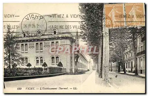 Cartes postales Vichy L&#39Etablissement thermal