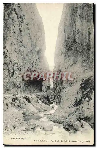 Cartes postales Barles Clues de st clement