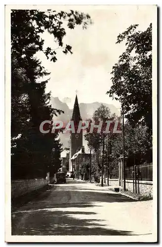 Cartes postales Les Alpes Barcelonnette Avenue d'Italie tour cardinales