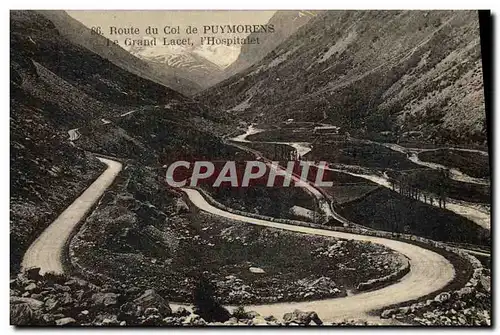 Ansichtskarte AK Route Du Col De Puymorens Le Grand Lacet L&#39Hospitalet