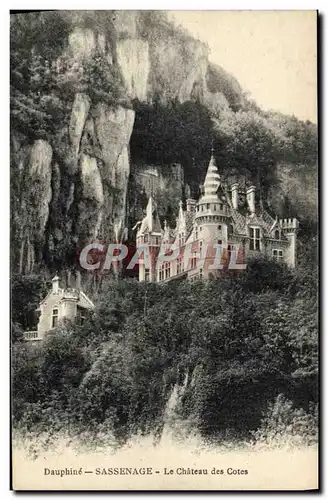 Cartes postales Dauphine Sassenage le chateau des cotes