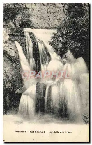 Cartes postales Dauphine Sassenage La chute des prises