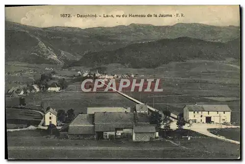 Cartes postales Dauphine Lans Vu du hameau de la jaume