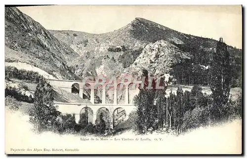 Cartes postales Ligne De La Mure Les Viaducs De Loulla