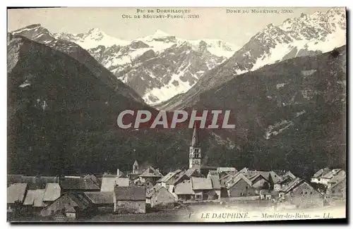 Cartes postales Pic de Dornillouze Col de Suguret Forou Dome du Monetier les Bains