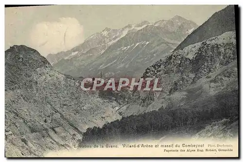 Cartes postales Environs De La Grave Villard D'Arene Et Massif Du Combeynot