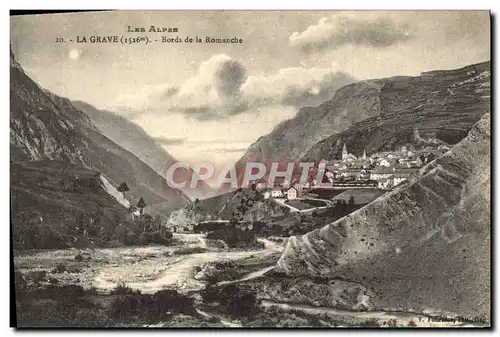 Cartes postales Les Alpes La Grave Bords De La Romanche