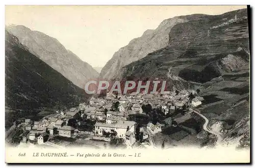 Cartes postales Le Dauphine Vue Generale De La Grave