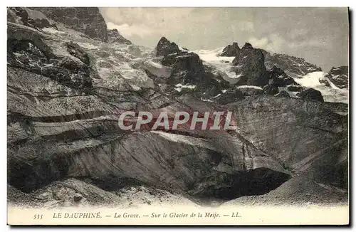 Ansichtskarte AK Le Dauphine La Grave Sur Le Glacier De La Meije