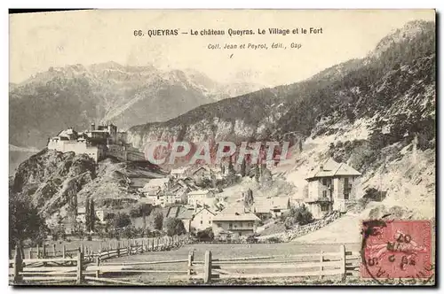 Cartes postales Queyras Le Chateau Queyras Le Village et le fort