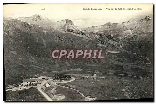 Cartes postales Col Du Lautaret Vue Sur Le Col Du Grand Galibier