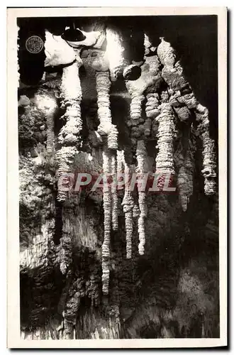 Cartes postales Aven D&#39Orgnac Stalagmites deviees Partie ouest de la salle superieure